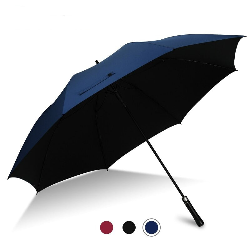 55 inch145cm Automatic Large Top Umbrella Men Business Rain Windproof Golf Umbrella UV Sun Umbrella Advanced Umbrella