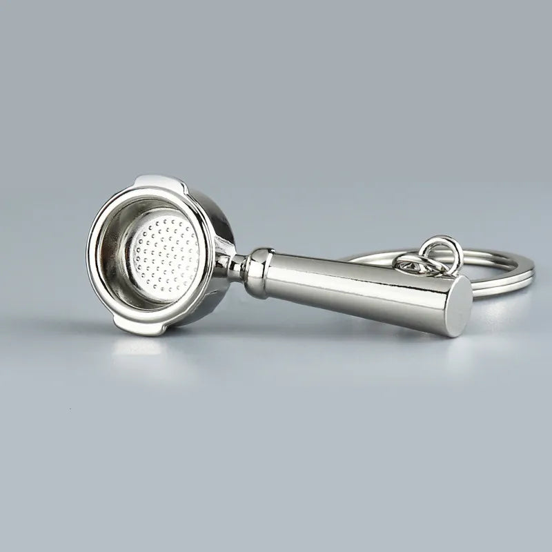 1Pc Portable Coffee Spoon Keychain Milk Powder Spoon Kitchen Kitchenware Key Ring Bag Car Backpack Pendant Gift
