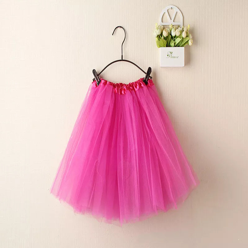 Women Summer Vintage Tulle Skirt Adult Fancy Ballet Dancewear Party Costume Ball Gown Mini Skirt