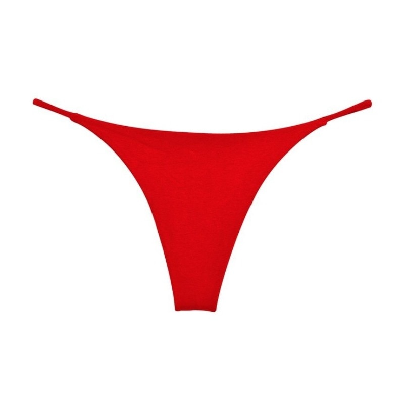 G-string Panties Women's Underwear Sexy Panties Female Underpants Thong Solid Color Pantys Lingerie S-XL Low-Rise Design