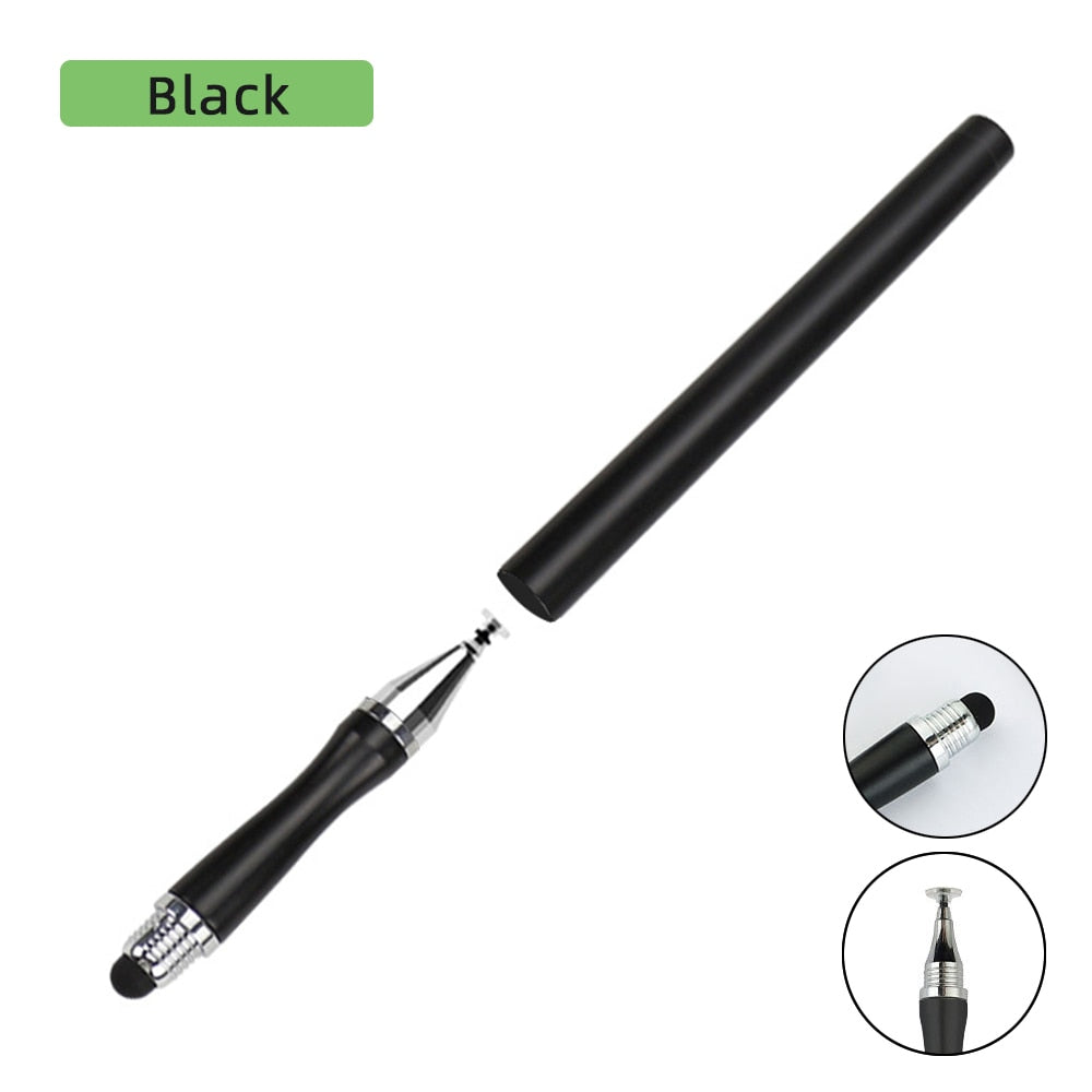 2in1 Stylus Pen Universal Drawing Tablet Capacitive Screen Touch Pen for Mobile Android Phone Smart Pencil Accessories