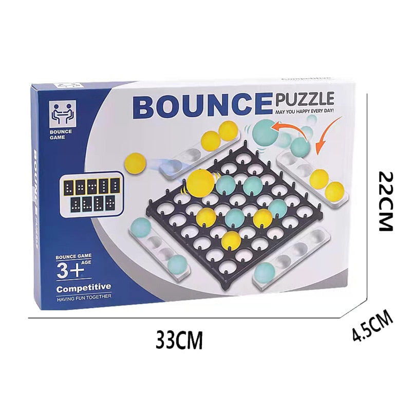 Bounce Off Game Jumping Ball Board Games for Kids 1 Set Activate Ball Game Family and Party Desktop Bouncing Toy Bounce Gift