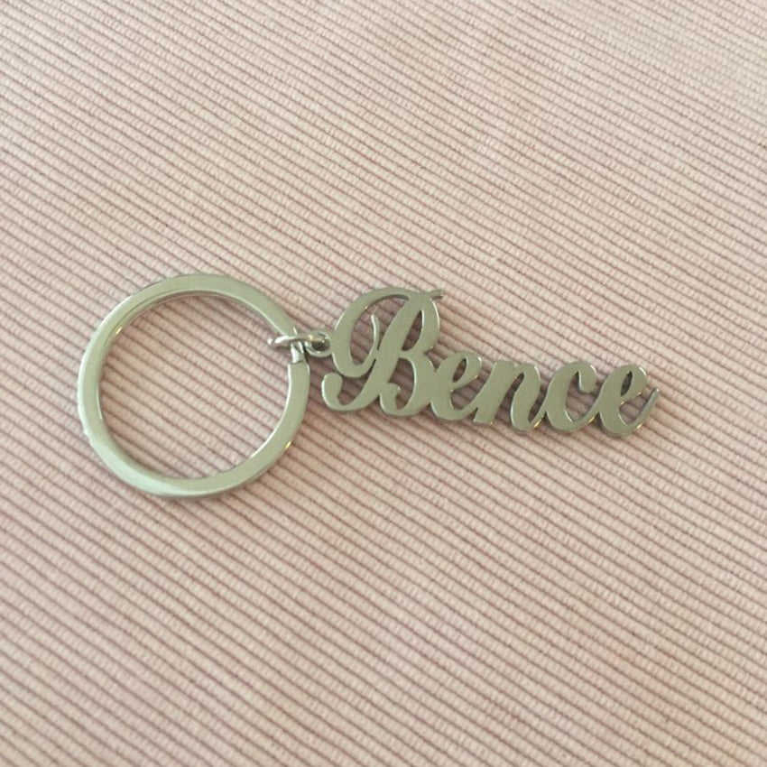 Stainless Steel Custom Any Name Keychain