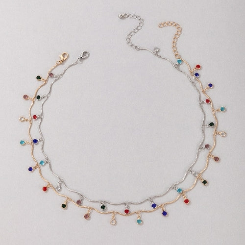 Chain Necklace Jewelry Women | Necklace Stars Colors Chain | Choker
