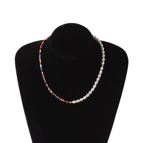 Einfache 6-mm-Perlenkette im Vintage-Stil für Frauen zur Hochzeit