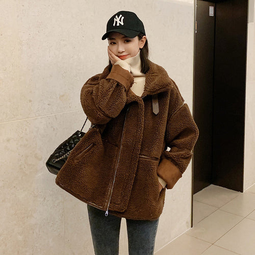 Winter Warm Teddy Coat Women Faux Fur Jacket 2019