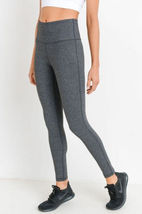 Essential Solid Leggings mit hoher Taille
