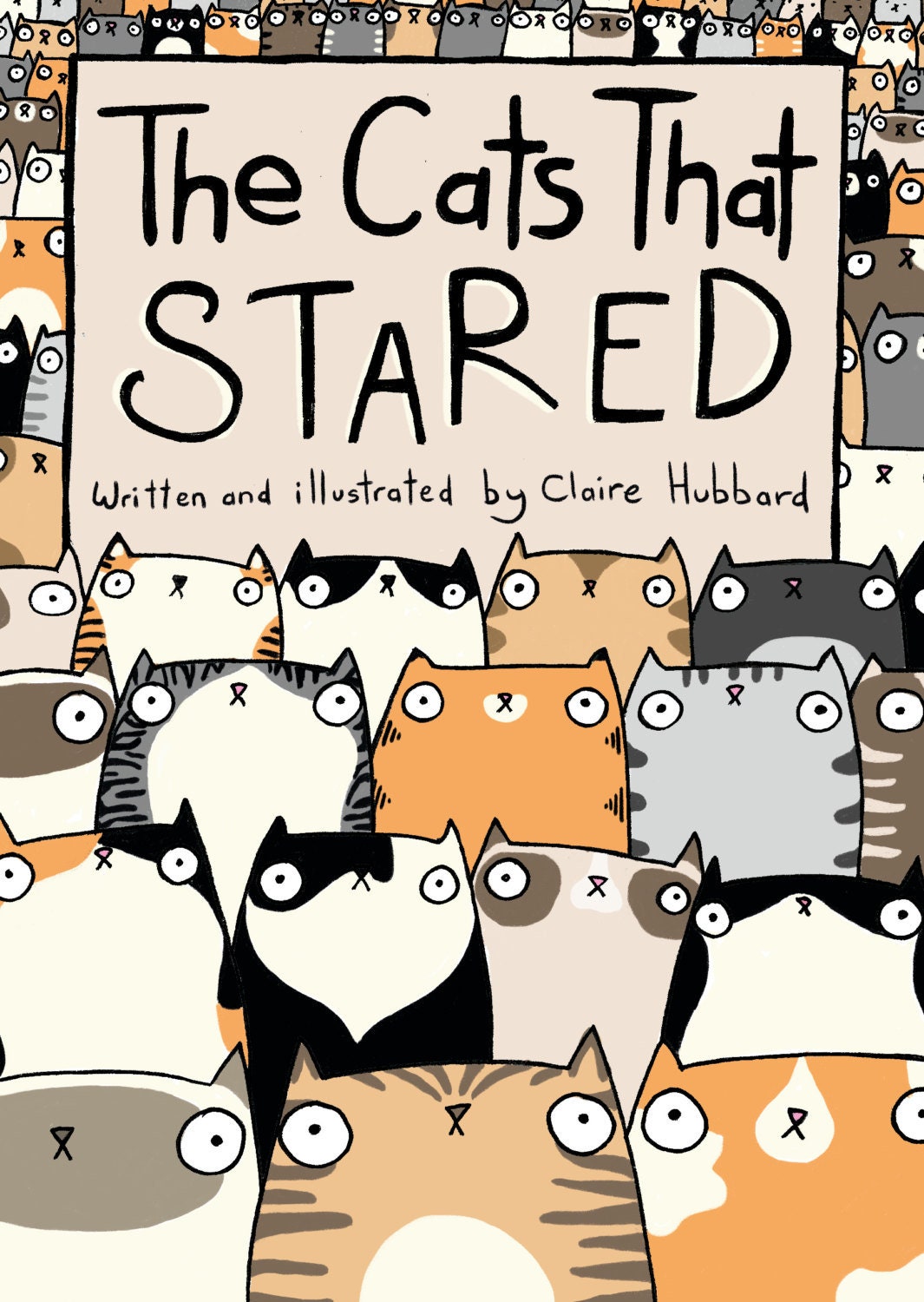 Cómic Los gatos que miraban fijamente de Claire Hubbard