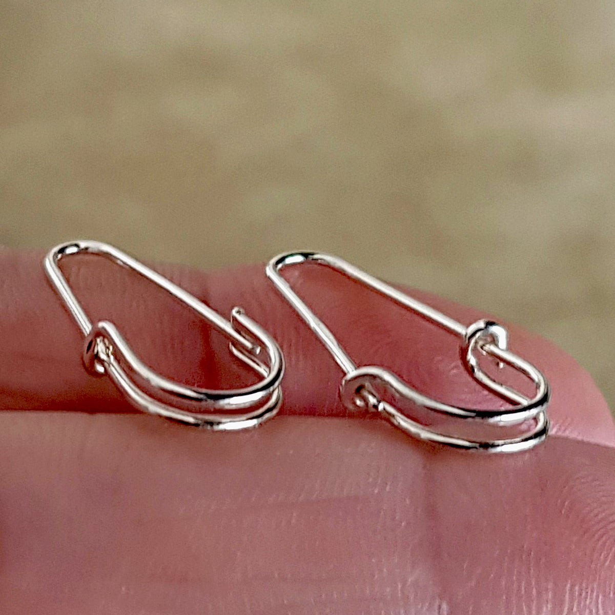 Sterling Silver Earrings - Safety Pin Collection