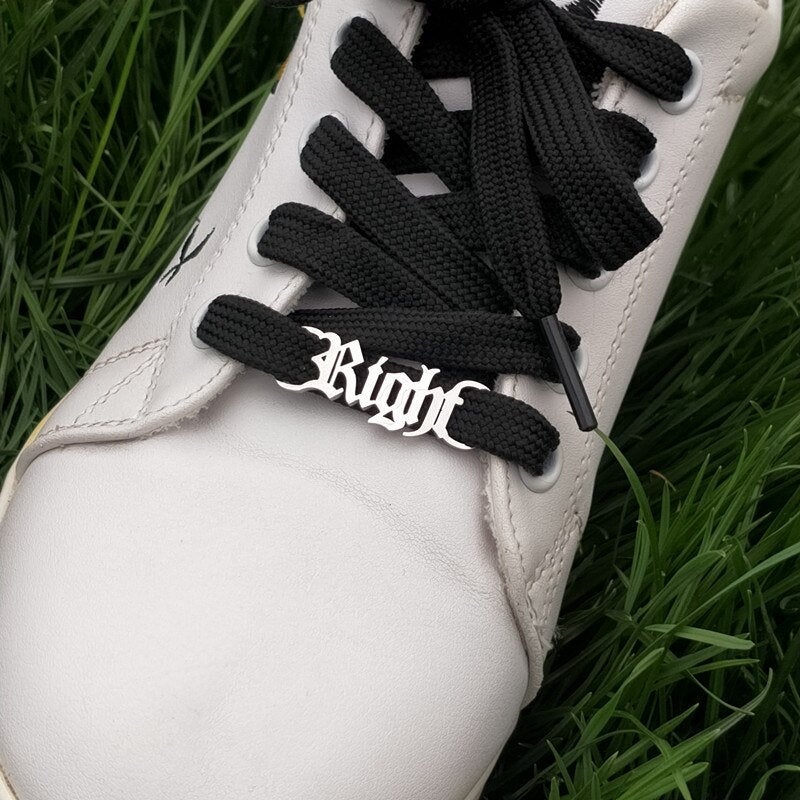 Customized Name Shoelace Buckle,Personalized Shoe Clips Shoe Buckles,Stainless Steel Brand Shoe Jewelry Shoelace Charm,Shoe Accessories - BonoGifts