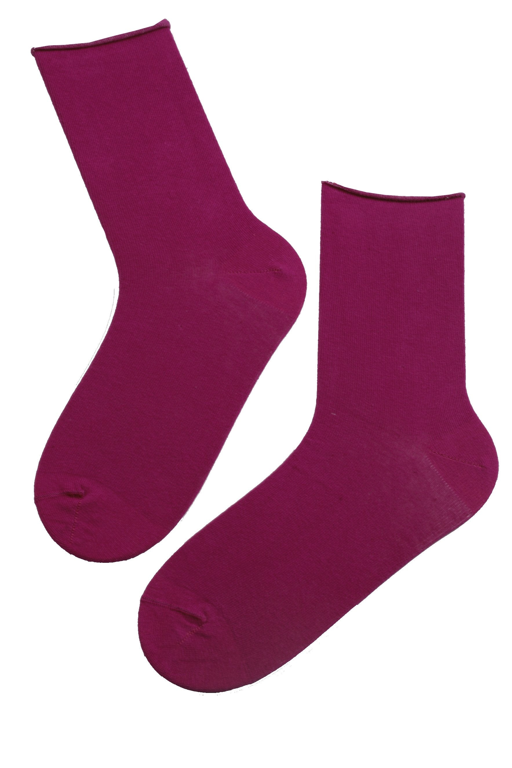 OLEV purple socks with a comfortable edge for men