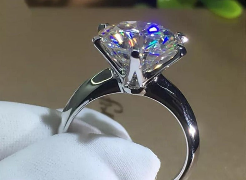 Diamond Solitaire Ring | 2 Carat Solitaire Engagement Ring | Wedding Ring | Promise Ring | Diamond Ring | Dainty Solitaire Rings For Women