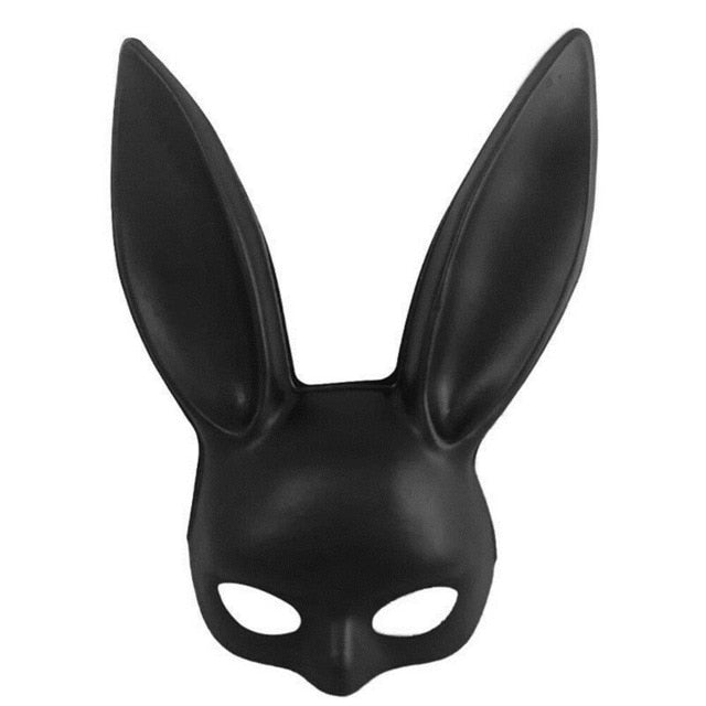Sexy Bunny Ears Mask | Bunny Half Mask | Cosplay Mask | Women Sex Mask | Face Bunny Mask | Women Bunny Mask | Fetish Mask | Rabbit Ears Mask