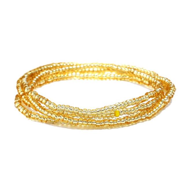 1pc Bohemian Style Waist Chain Creative Beads Decor Waist Jewelry Belly Chain For Women Girls Jewelry Accessories