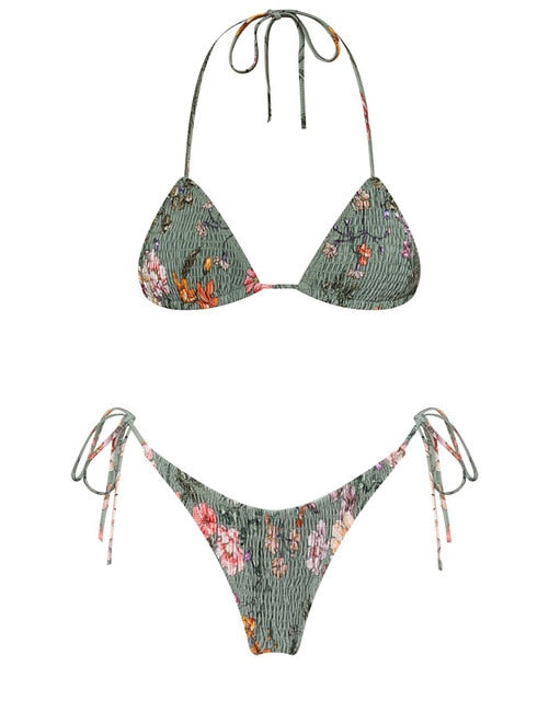 Brazilian Thong String Bikini | Push Up Bikini | Women Swimsuit | Beach Suit | Beach Wear Bikini | Micro Bikini | Beachwear Bathing Suit