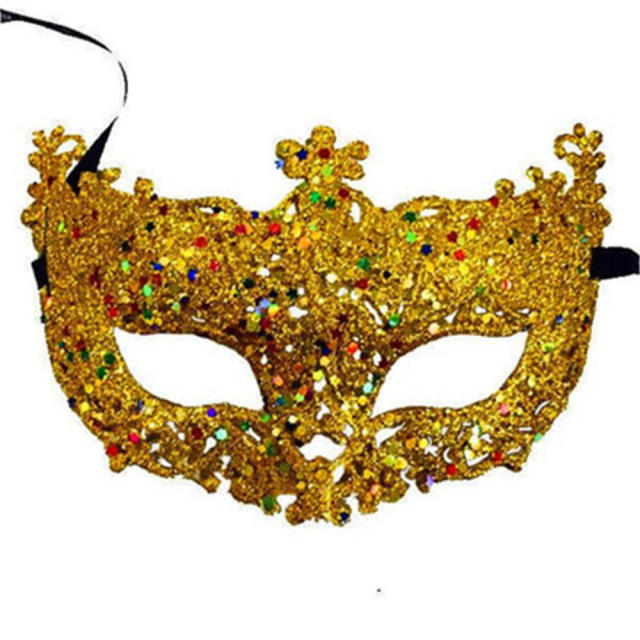 Venetian Masquerade Mask Women Girls  Fox Eye Mask For Fancy Dress Party