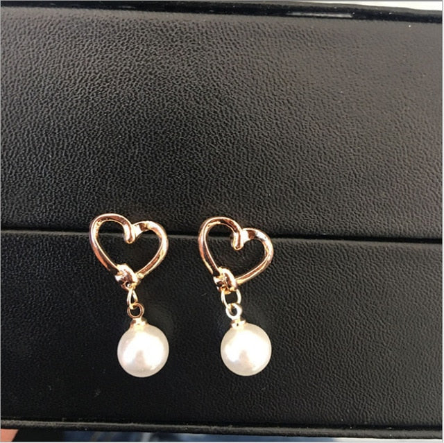 Pendiente colgante de perla | Pendientes Cristal Plata | Pendiente de gota colgante | Pendientes colgantes de perlas | Perla nupcial | Pendientes colgantes de diamantes de imitación