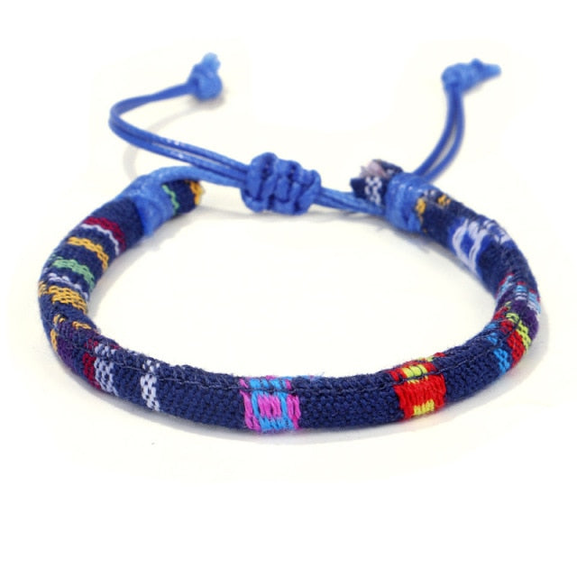 Thread Rope Bracelet | Woven Bracelet | Friendship Bracelet | Colorful Handmade Thread Bracelet | Unisex Bracelet | Ethnic Thread Bracelet