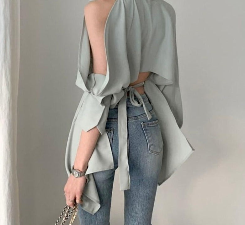 Off Shoulder Style Women Blouses | Hollow Out Tops | Women Casual Blouse | Solid Color Tops | Women Pullover Crop Top | Women Elegant Tops - BonoGifts