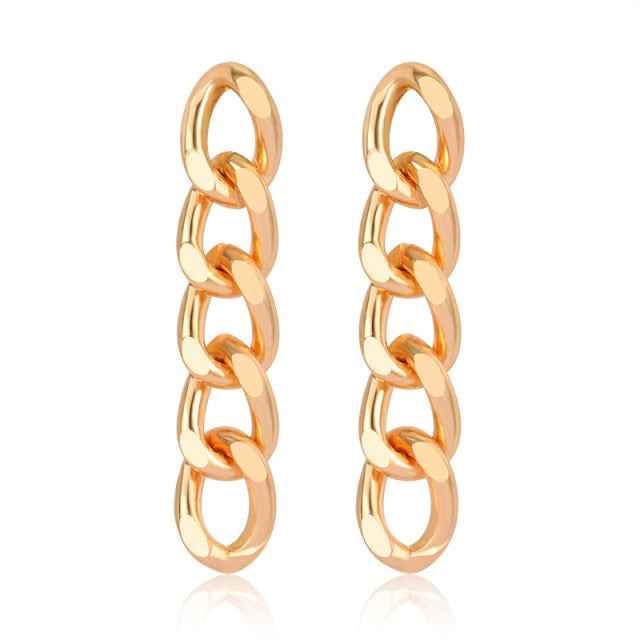 Geometric Hoop Earrings | Unusual hoop Earrings | Geometry Metal Earrings | Korean Earrings | Hoop Twist Earring | Minimal Earrings