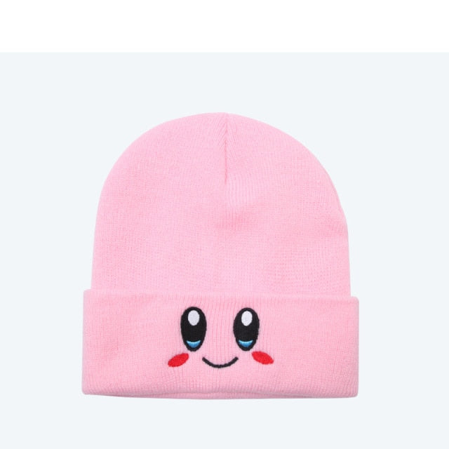 Anime Cartoon Cute Face Eyes Hat Cosplay Keep Warm Knitted Hat Unisex Adult Kids Cap Hip Hop Autumn Winter Gift