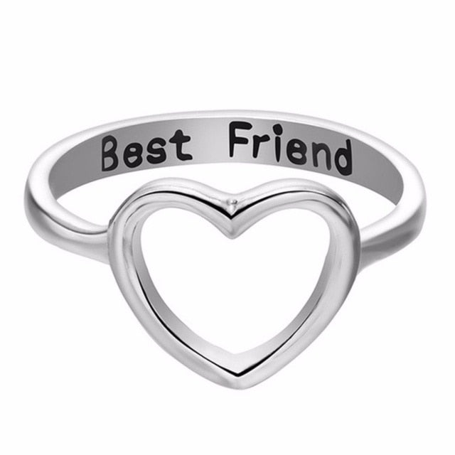 Heart Ring | Love Heart Knot Ring | Best Friend Heart Ring | Promise Ring | Couple Ring | Dainty Heart Ring | Open Heart Ring | Gift for Her