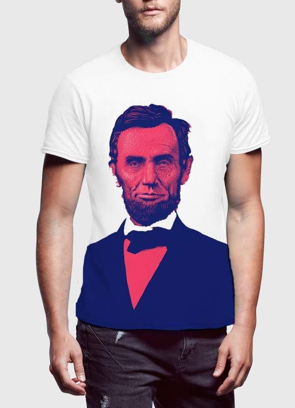 Camiseta con retrato de Abraham Lincoln