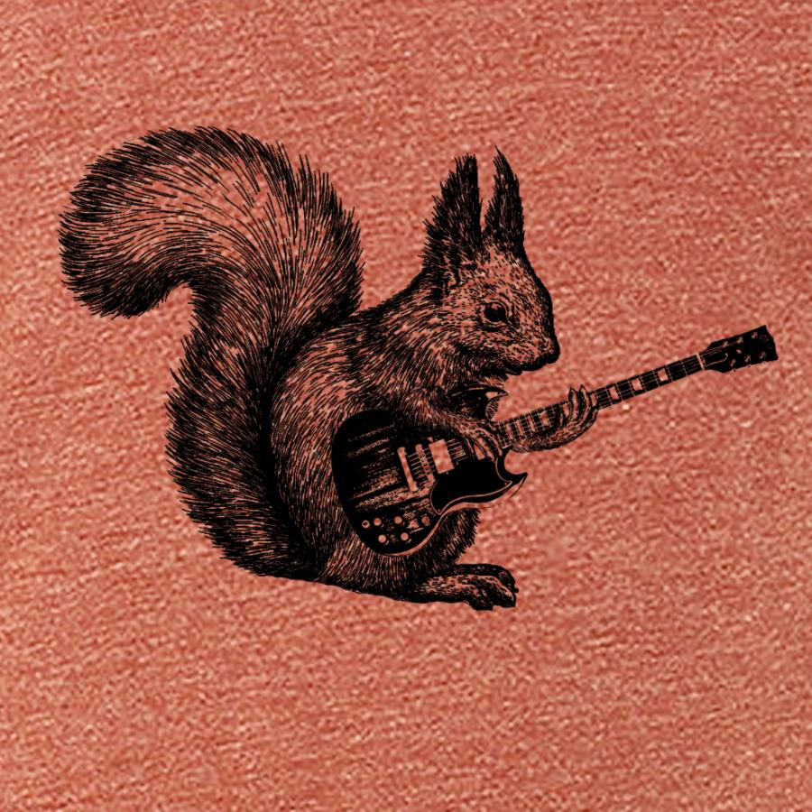 Squirrel Playing Guitar- women's